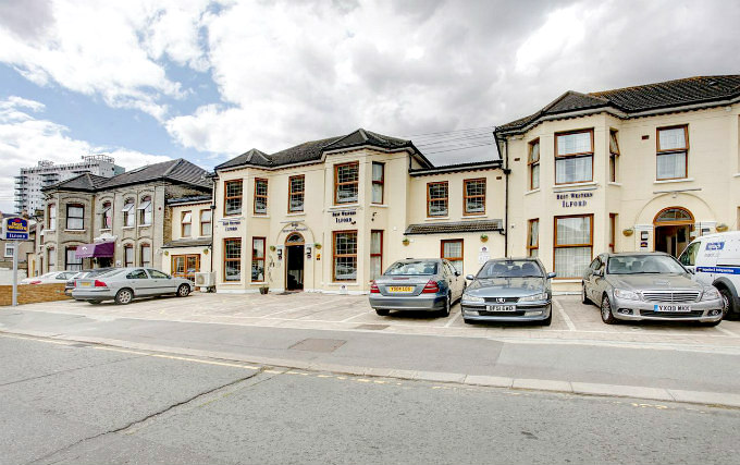 The exterior of Conifers Guest House