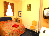 A double room at Boston Court Hotel, London