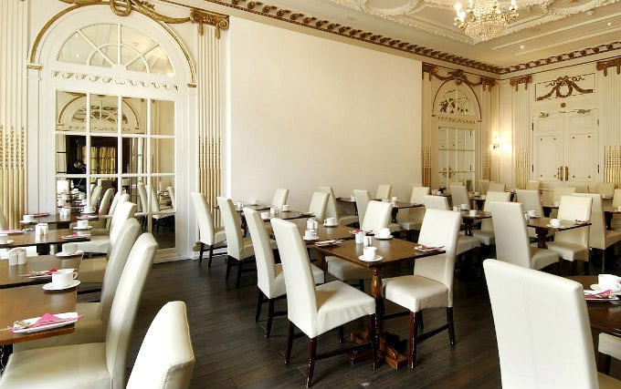 Sit with friends and plan your day in the Breakfast room