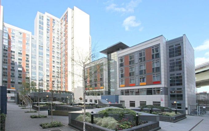 The entrance area at the Paragon Budget Rooms