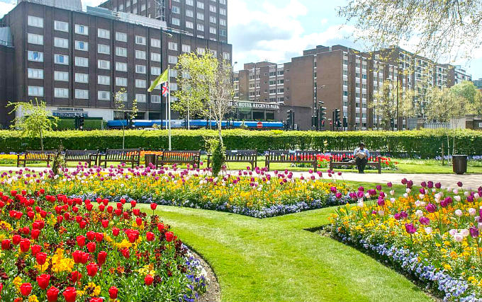 The exterior of Danubius Hotel Regents Park