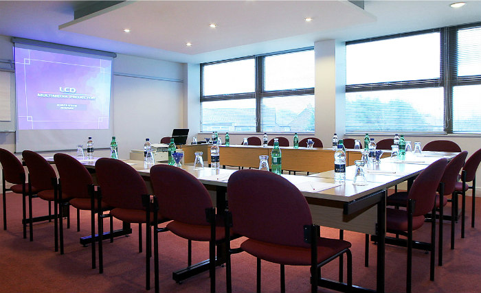 Business guests will appreciate the conference room