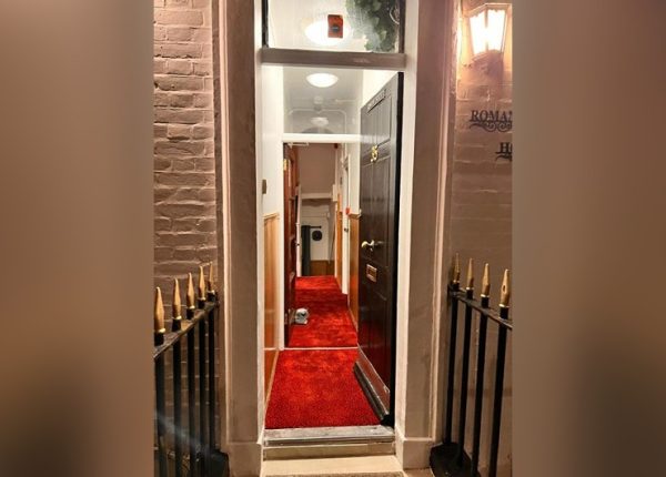 Entrance of Romany House Hotel