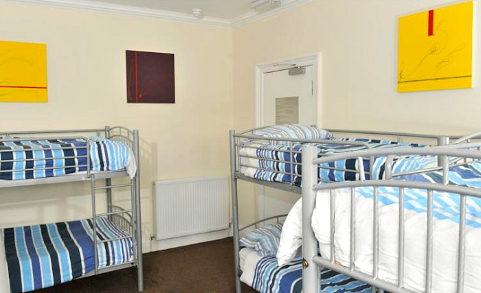 Rooms are simple but clean at West End Hostel